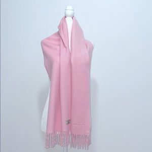Burberry Light Pink 100% Cashmere Scarf